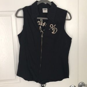 Sleeveless Harley Davidson shirt
